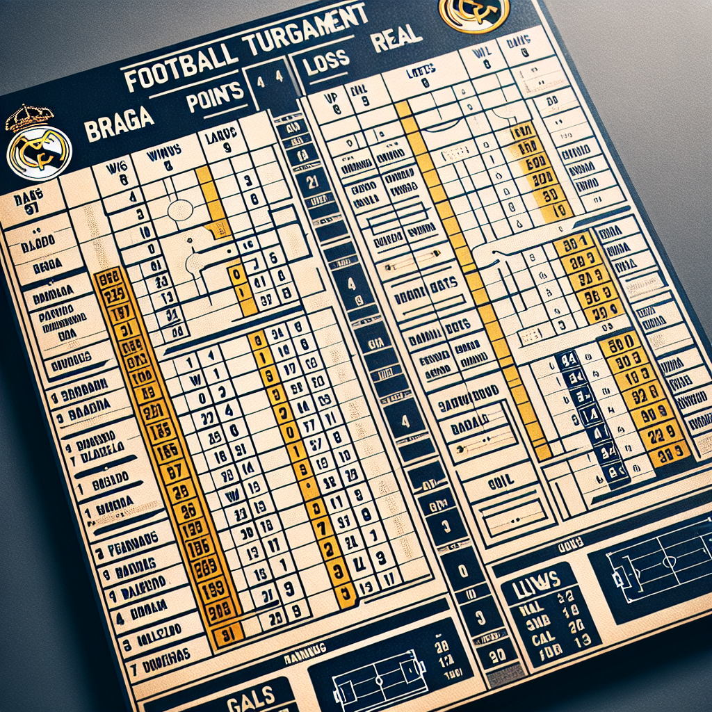 История Встреч Браги и Реал Мадрида: Анализ Турнирных Таблиц