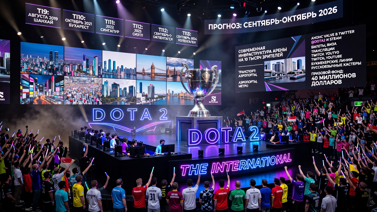 Когда пройдёт TI 2026: даты The International по Dota 2
