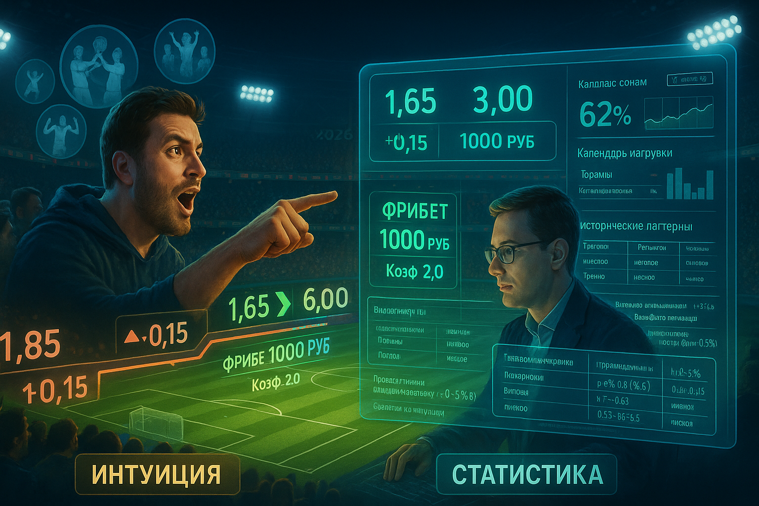 Прогнозы на ставки: цифры вместо интуиции
