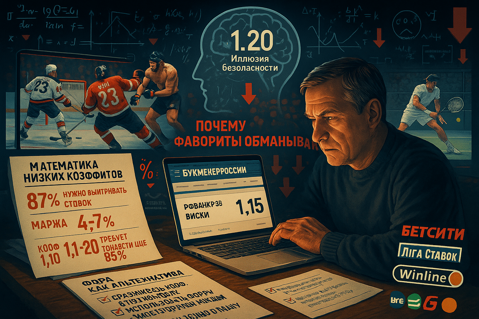 Как не сливать на фаворитах: букмекеры