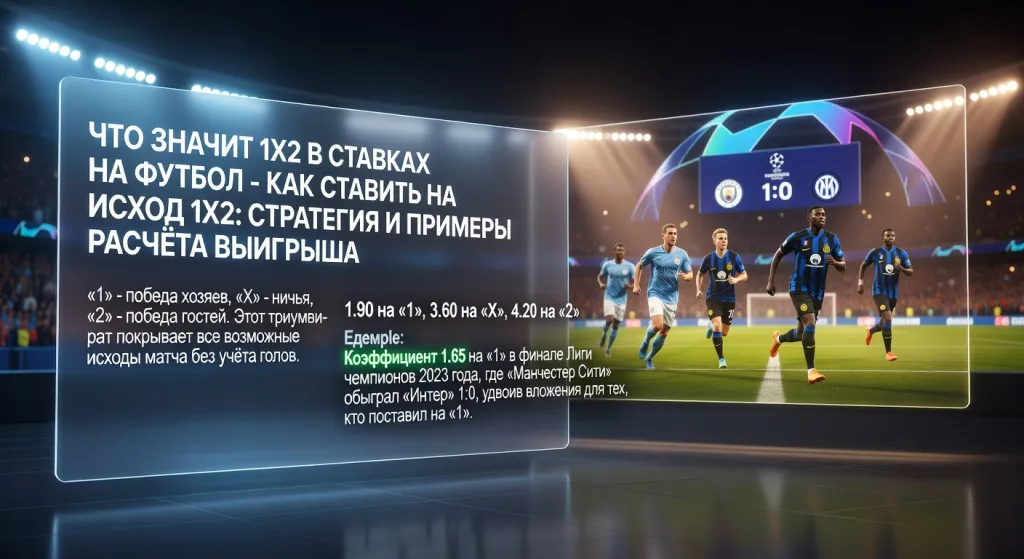 Что значит 1х2 в ставках на футбол - Как ставить на исход 1X2: Стратегия и примеры расчёта выигрыша