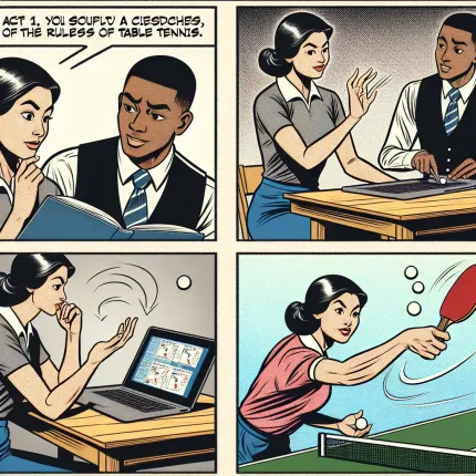 как правильно подать в настольном теннисе